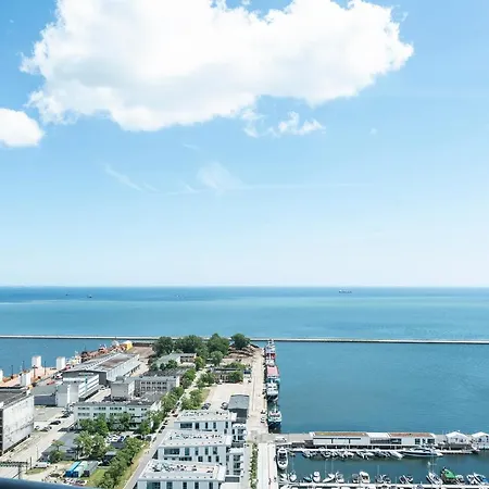 아파트 Sea Towers Panoramic Penthouse 그디니아